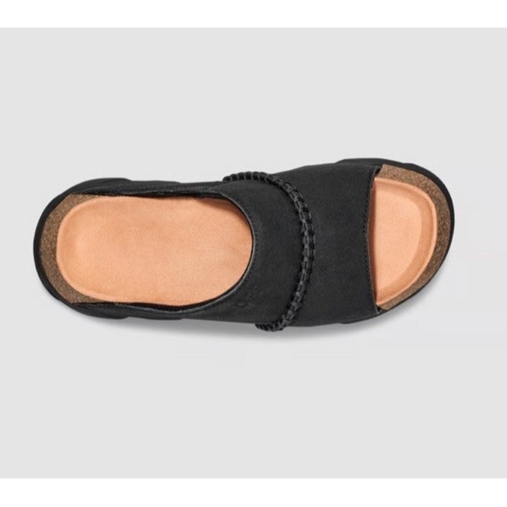 UGG Sunskip Slide Black Slip On Clog Sandal Size 9 - Picture 14 of 14